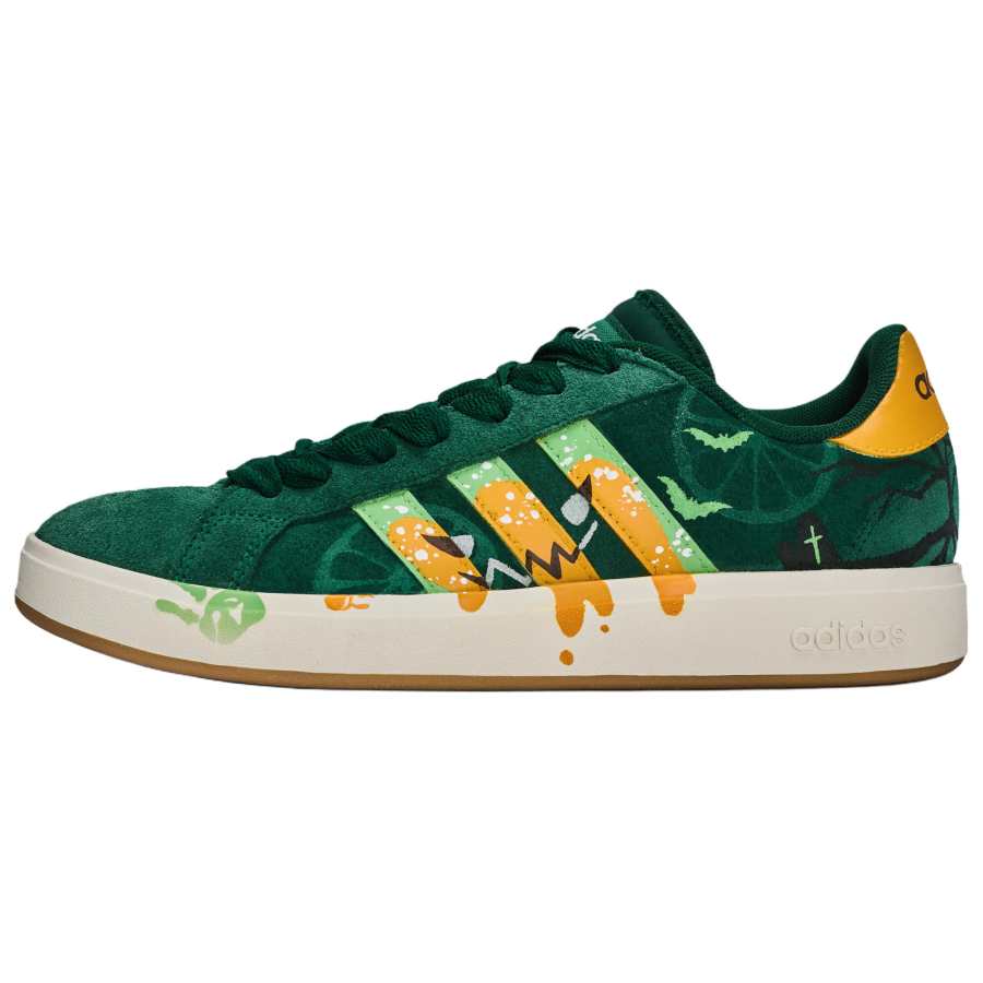 Adidas Adidas Grand Court Base 00s RTHS Halloween Night Low top Skateboard Shoes Unisex Green Orange