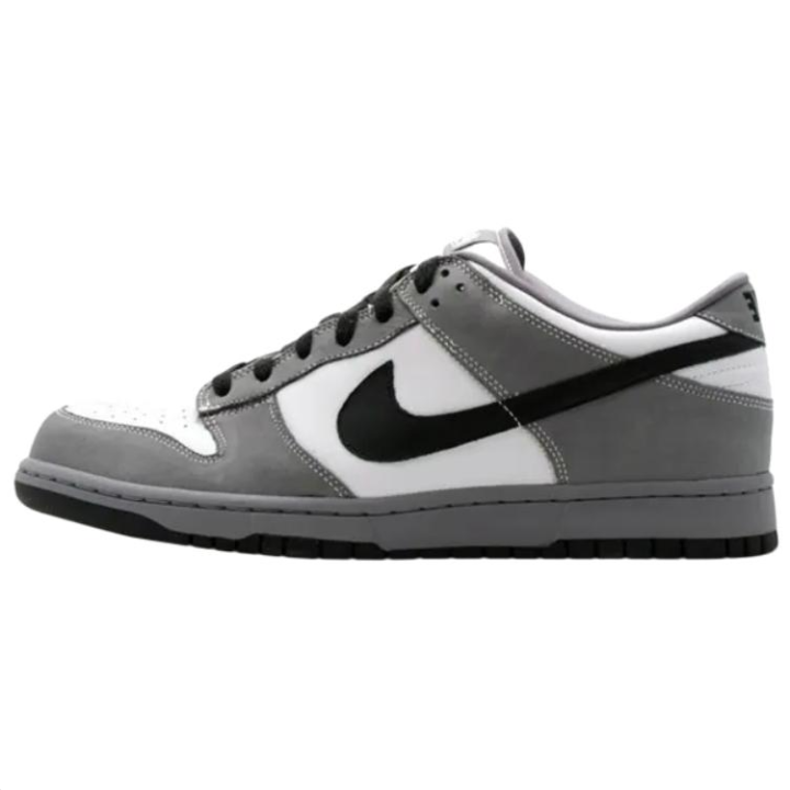 Nike Nike Dunk Abrasion Resistant Low top Skateboard Shoes Men's Gray White