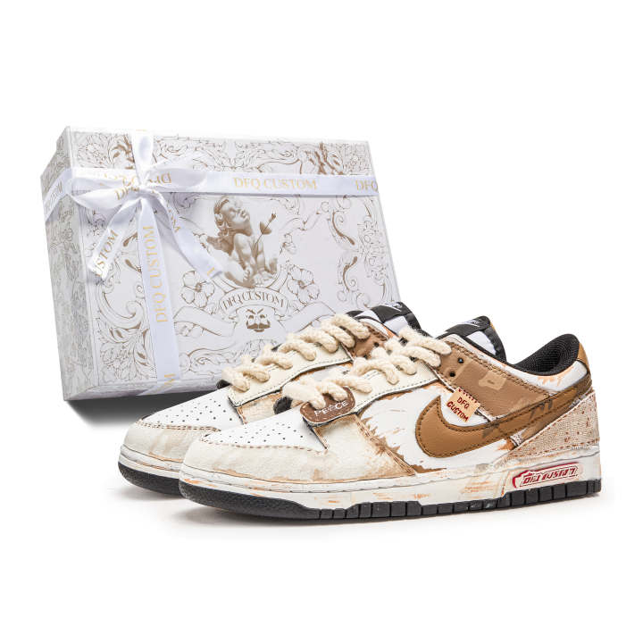 Nike Nike Dunk Box, Compact Desire Abrasion Resistant Abrasion Resistant Low top Skateboard Shoes Unisex