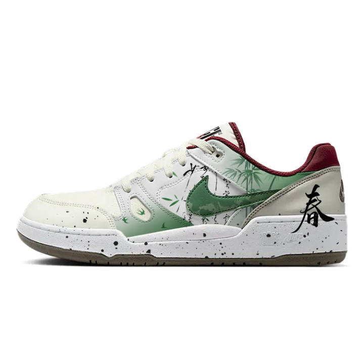 Nike Nike Full Force Skateboard Shoes Men's Low Top Green/White