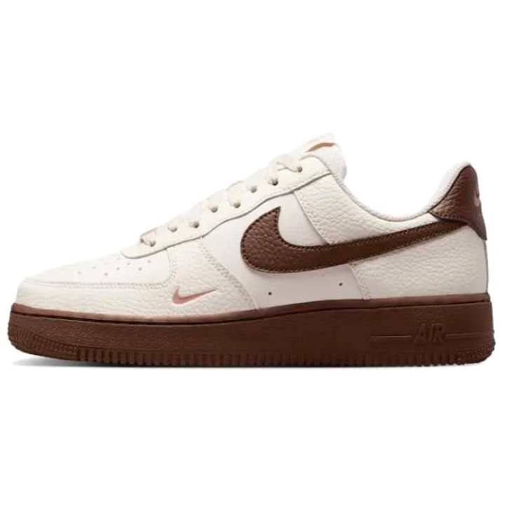 Nike Nike Air Force 1 Breathable Low top Skateboard Shoes Women's Ecru