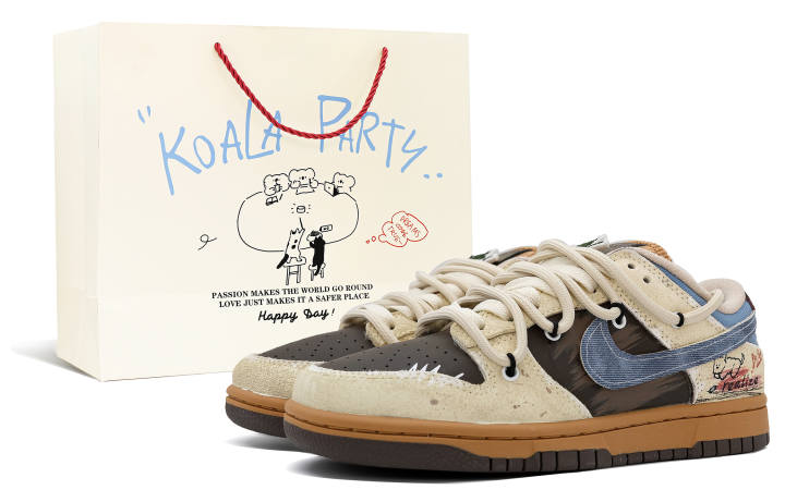 Nike Nike Dunk Low top Skateboard Shoes Unisex Brown