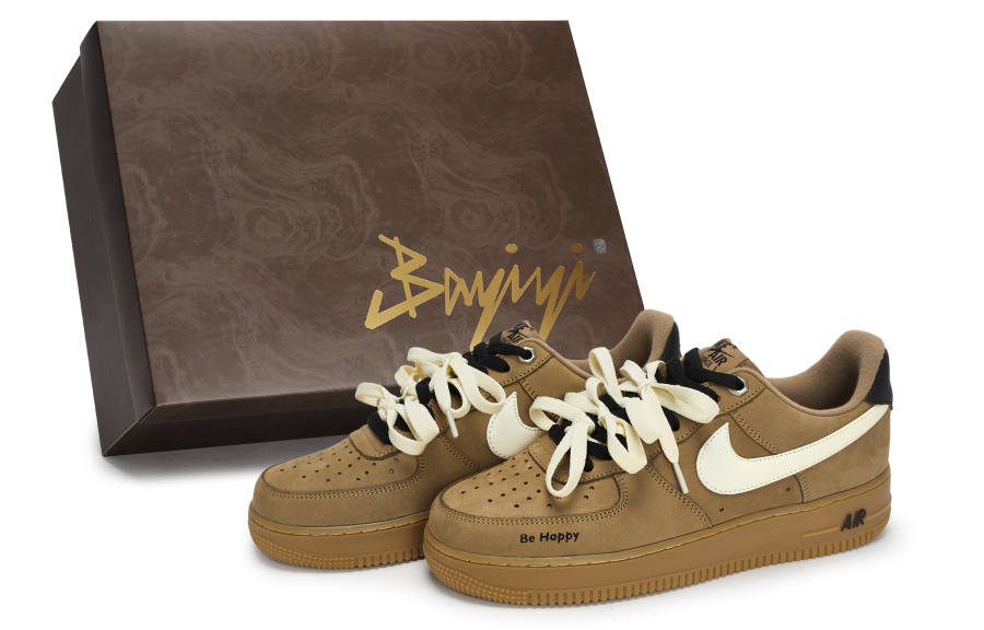 Nike Nike Air Force 1 Low 811 Manufacturing, Joyful Harmony, Special Shoe Box Slip Resistant Low top Skateboard Shoes Unisex