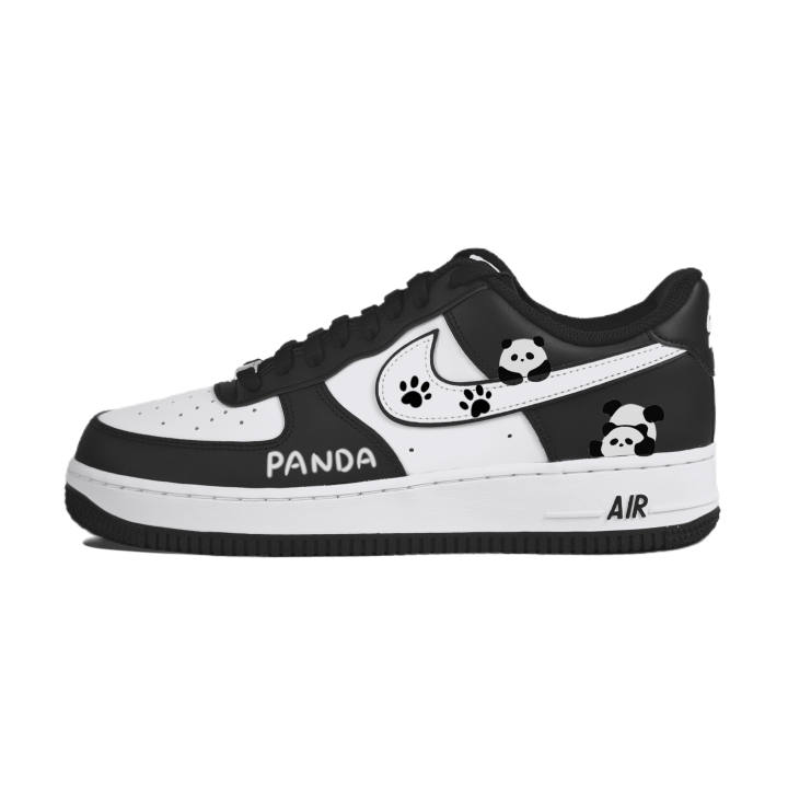 Nike Nike Air Force 1 Coverage Abrasion Resistant Coverage Abrasion Resistant Low top Skateboard Shoes Unisex Black White