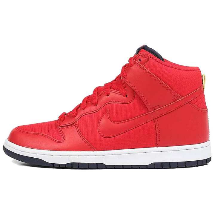 Nike Nike Dunk High top Skateboard Shoes Men's Red