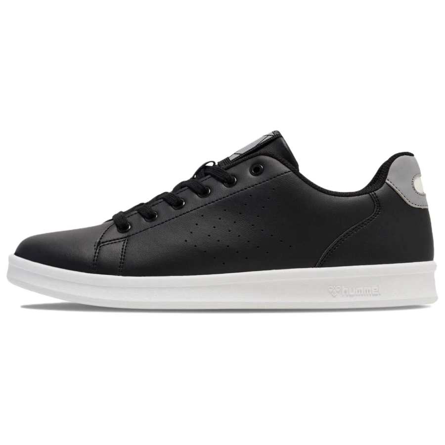 Hummel Wear resistant And Lightweight Low top Skateboard Shoes Unisex Black