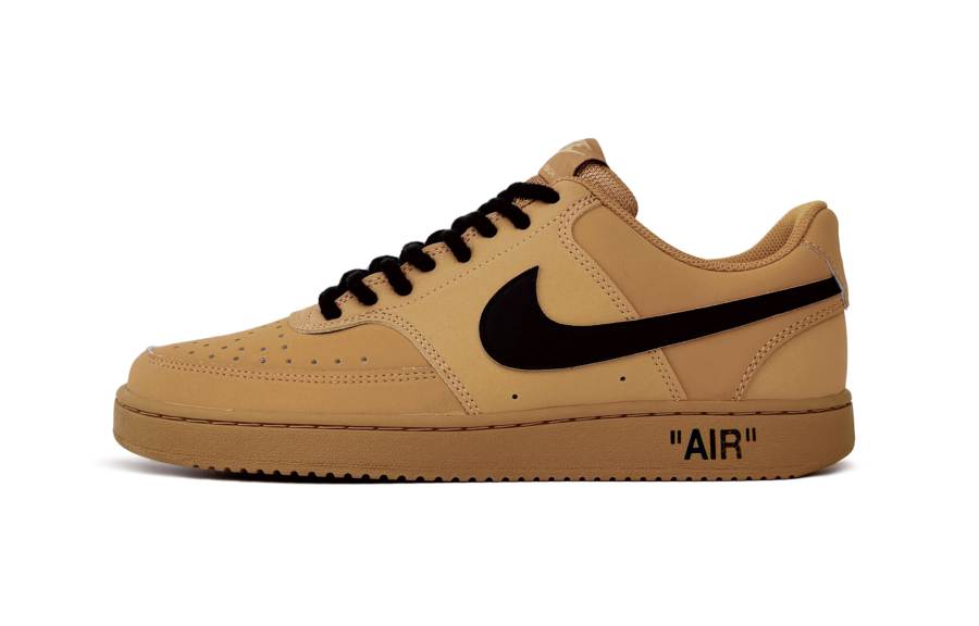 Nike Nike Court Vision 1 Slip Resistant, Abrasion Resistant, Lightweight Low top Skateboard Shoes Unisex Black Brown