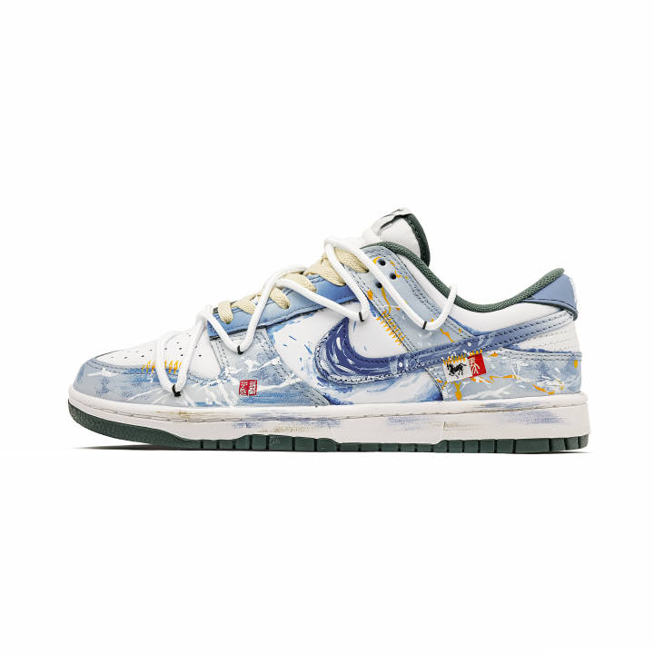 Nike Nike Dunk Exquisite Horse Leather Abrasion Resistant Breathable Height Increasing Low top Skateboard Shoes Unisex