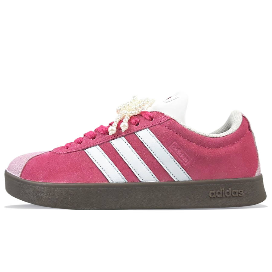 Adidas Neo VL Court 2.0 Slip Resistant Abrasion Resistant Low top Skateboard Shoes Unisex White