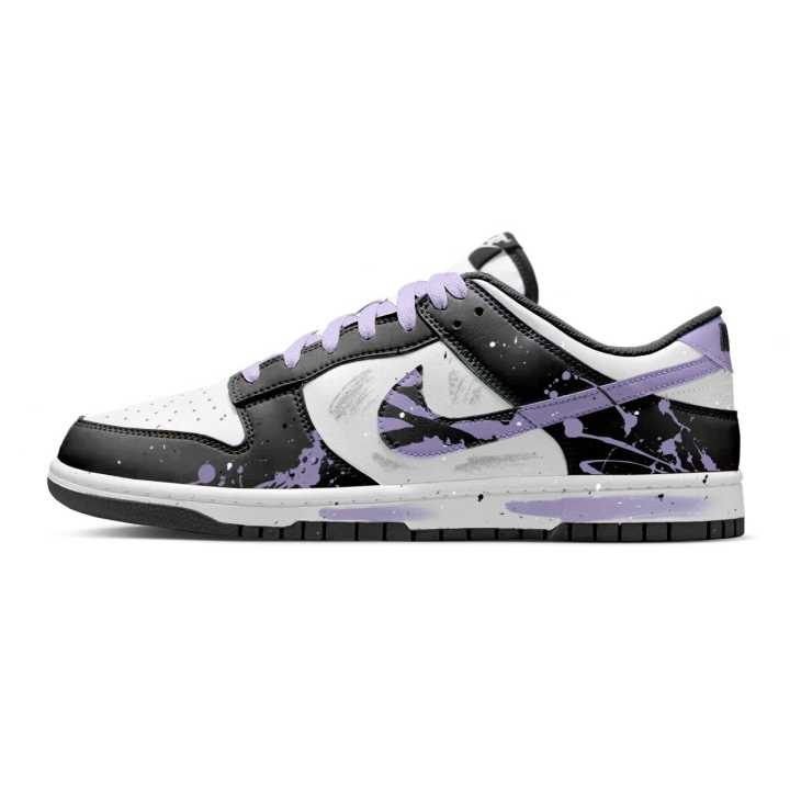 Nike Nike Dunk Low top Skateboard Shoes Unisex Black White