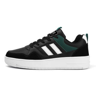 URBAN AUTHENTIC Microfiber Leather Slip Resistant Low top Skateboard Shoes Men's