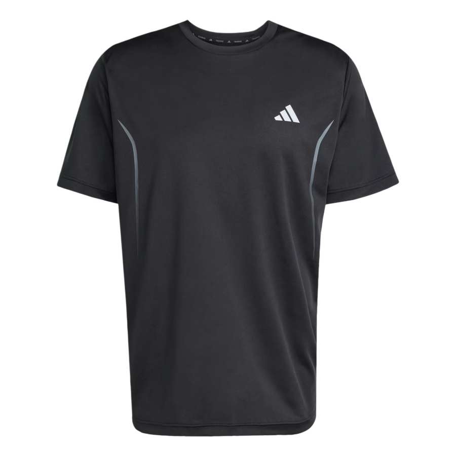 Adidas Adidas T Shirts Men's Black Crew Neck Moderate Straight Fit