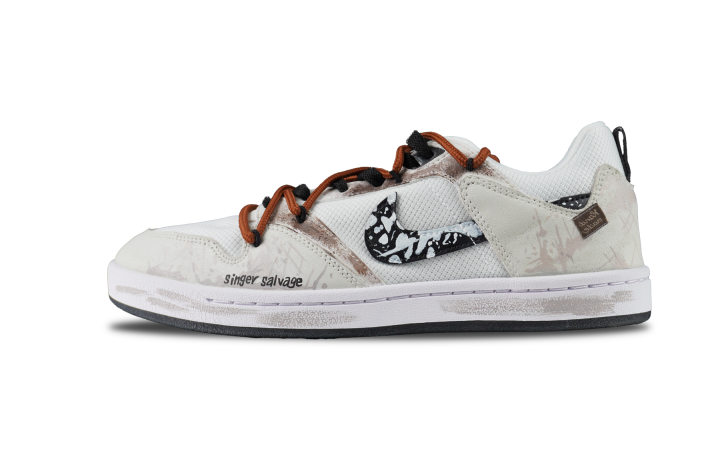 Nike Nike SB Alleyoop Slip Resistant Slip Resistant Low top Skateboard Shoes Men's White Brown