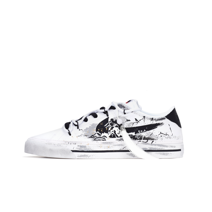 Nike Nike Court Legacy Skateboard Shoes Unisex Low Top Black White