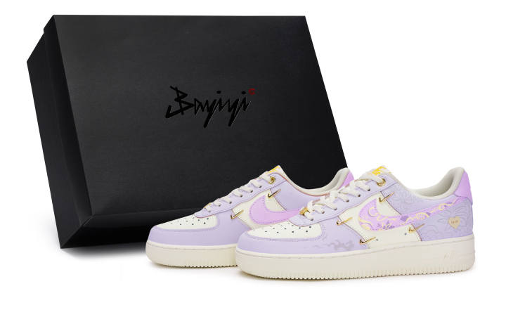 Nike Nike Air Force 1 Low top Skateboard Shoes Women's Purple