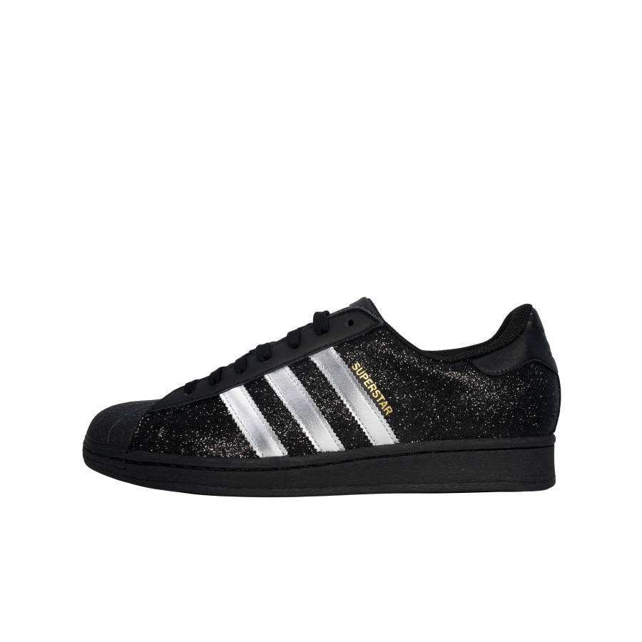 Adidas Originals SUPERSTAR Non slip Lightweight Low top Skateboard Shoes Unisex Black Silver