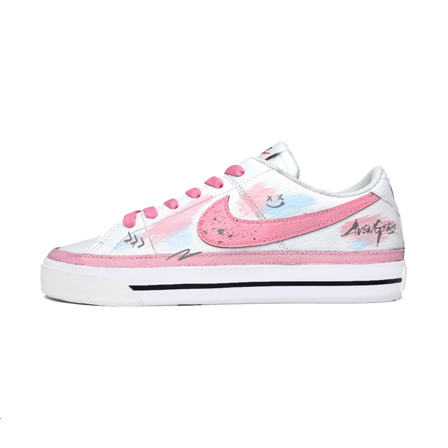 Nike Nike Court Legacy Hand Drawn Graffiti, Street American, Niche Abrasion Resistant Abrasion Resistant Low top