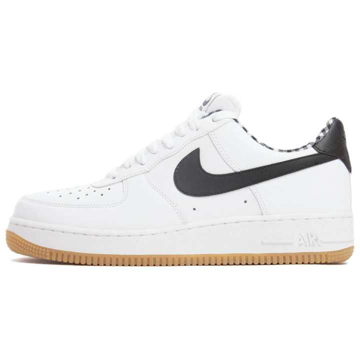 Nike Nike Air Force 1 Slip Resistant Abrasion Resistant Low top Skateboard Shoes Men's White