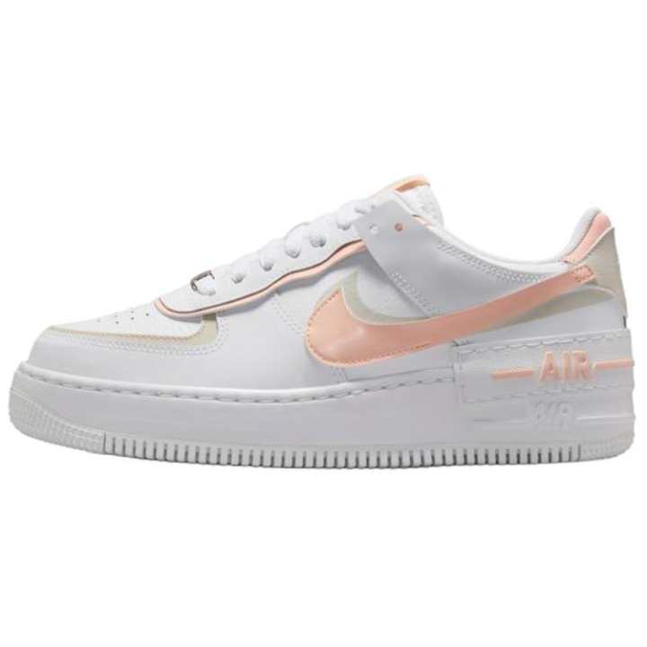 Nike Nike Air Force1 Shadow Low top Skateboard Shoes Women's White