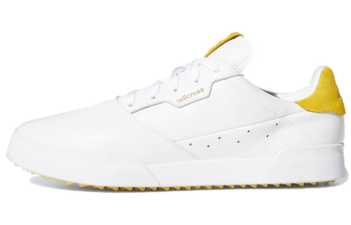 Adidas Adidas Adicross Retro Spikeless Low top Skateboard Shoes Men's White Yellow