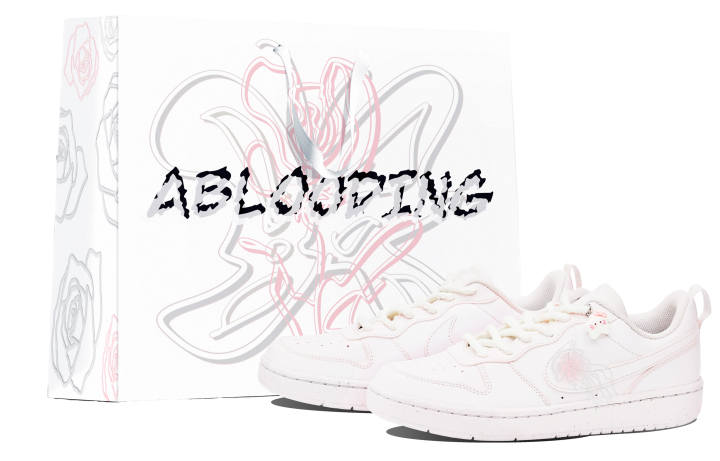 Nike Nike Court Borough Abrasion Resistant Low top Skateboard Shoes GS Pink