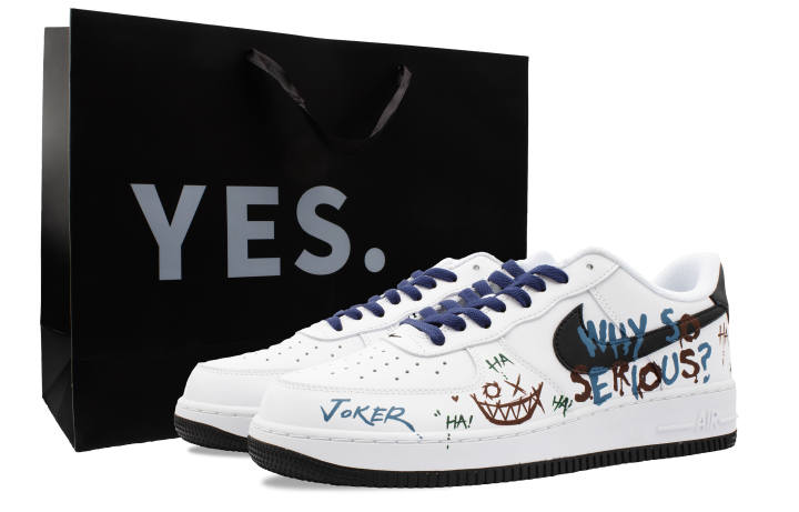 Nike Nike Air Force 1 JOKER Abrasion Resistant Low top Skateboard Shoes Unisex White