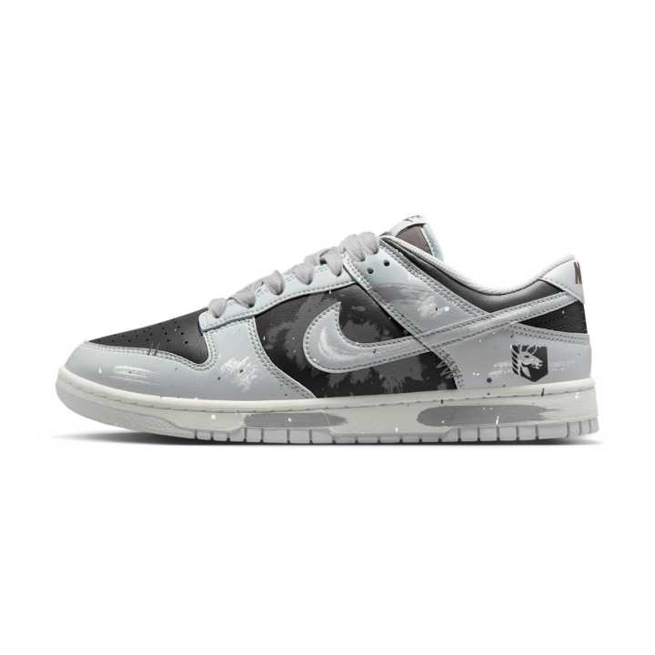 Nike Nike Dunk Low top Skateboard Shoes Unisex Black Blue