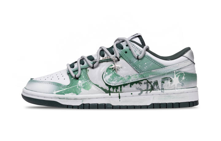 Nike Nike Dunk Cushioning, Wear Resistant Low top Skateboard Shoes Unisex Grass Green