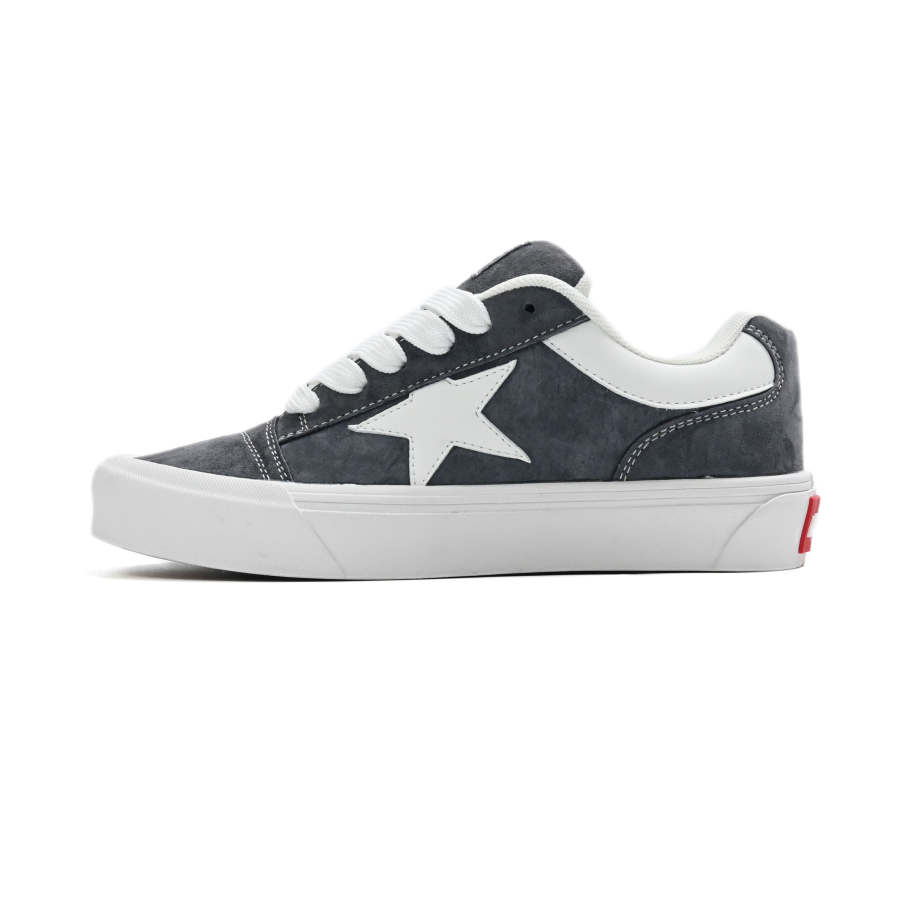 UNNCC Slip Resistant Abrasion Resistant Slip Resistant Abrasion Resistant Low top Skateboard Shoes Unisex Dark Gray