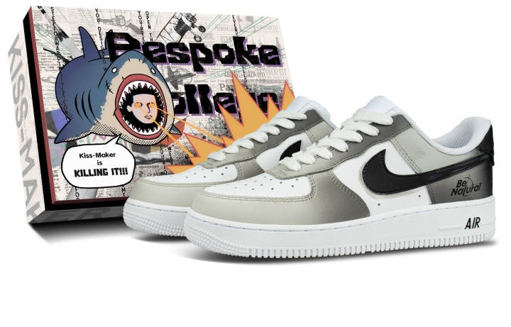 Nike Nike Air Force 1 Synthetic Leather Thermal Low top Skateboard Shoes Unisex Gray