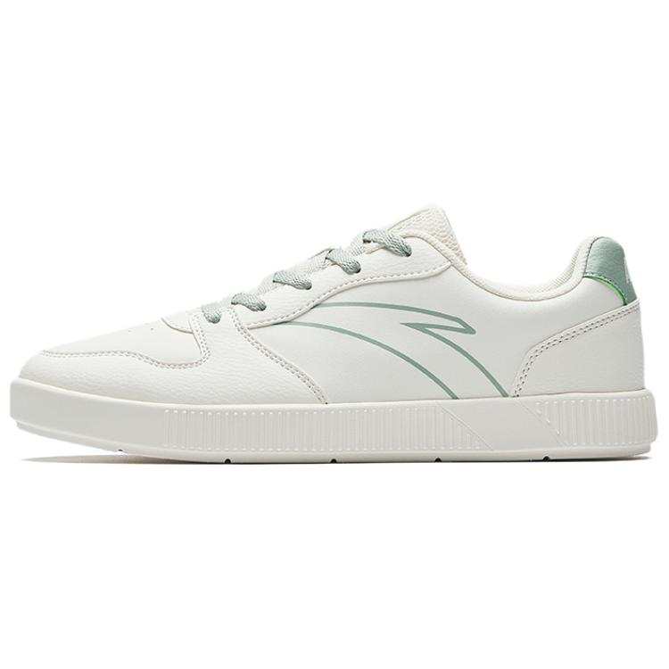 Anta Lightweight Height Increasing Low top Skateboard Shoes Women's White Green