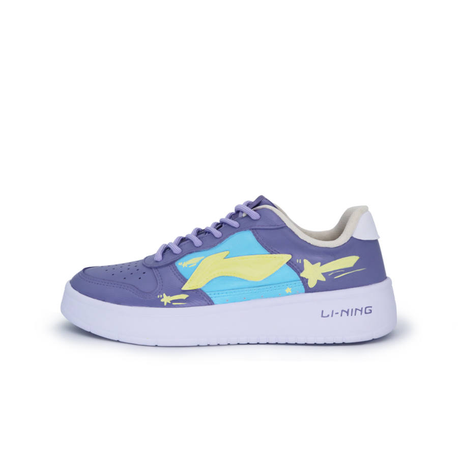Li-Ning Li Ning Floating Boat Skateboard Shoes Women's Low Top Purple