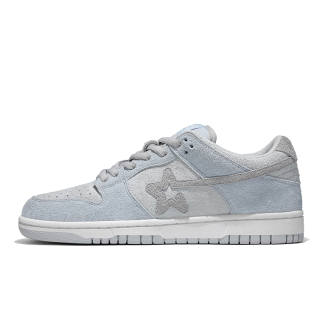RIPSTAR Composite Material Height Increasing Low top Skateboard Shoes Unisex Gray Blue