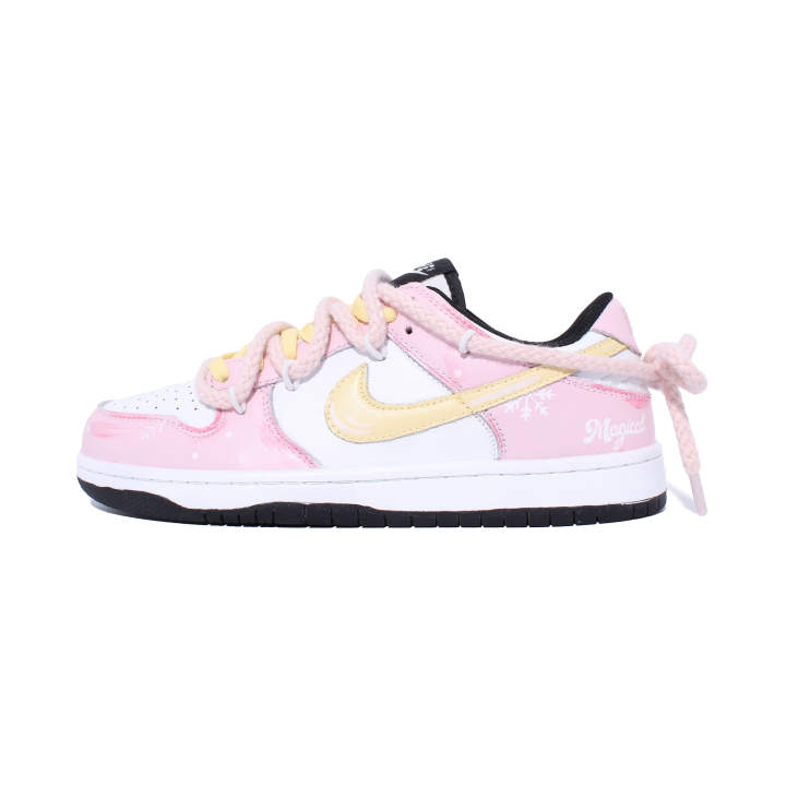 Nike Nike Dunk 1978, Peach Snow Phantom Steps Low top Skateboard Shoes Women's Pink