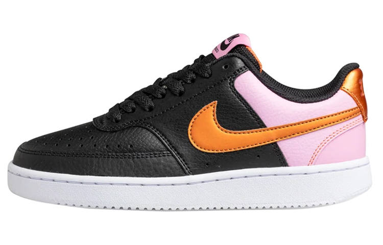Nike Nike Court Vision 1 Synthetic Leather Slip Resistant Cushioning Abrasion Resistant Low top Skateboard Shoes Women's