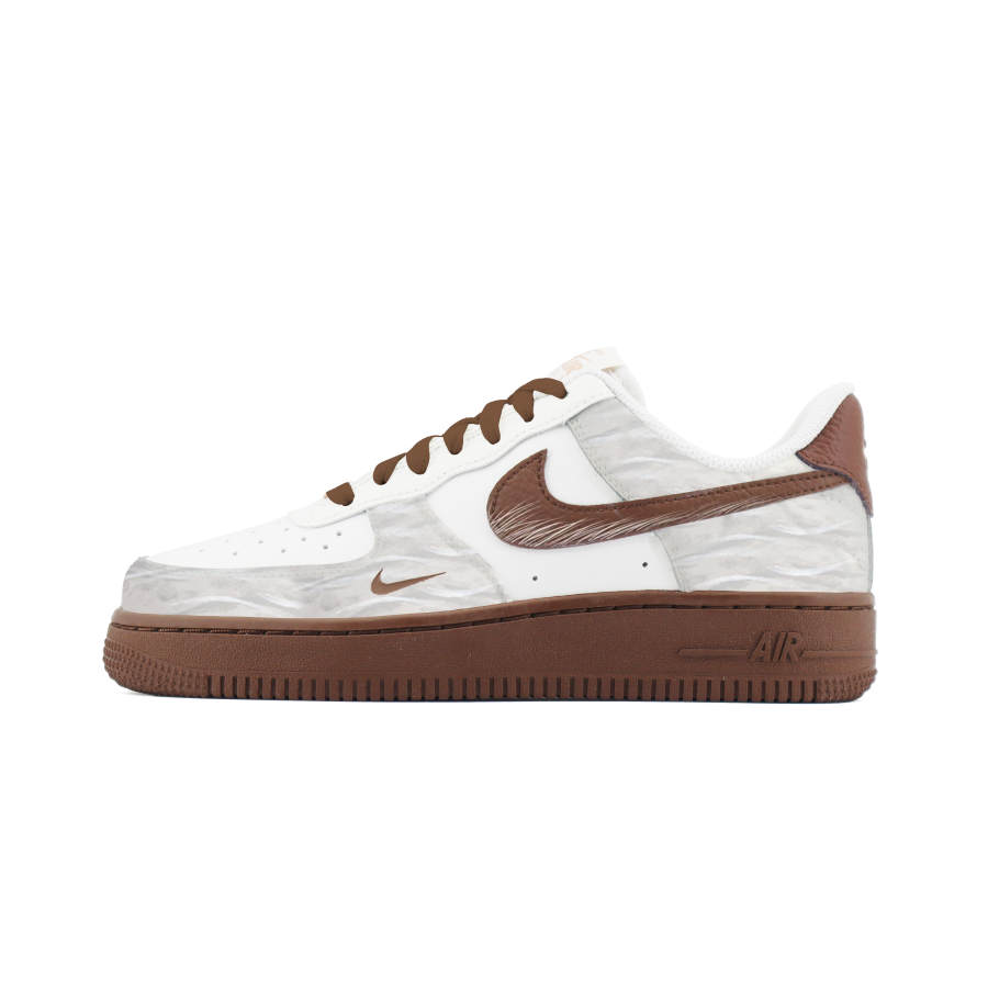 Nike Nike Air Force 1 LOW Hand Drawn Graffiti Leather Abrasion Resistant Abrasion Resistant Low top Skateboard Shoes Women's