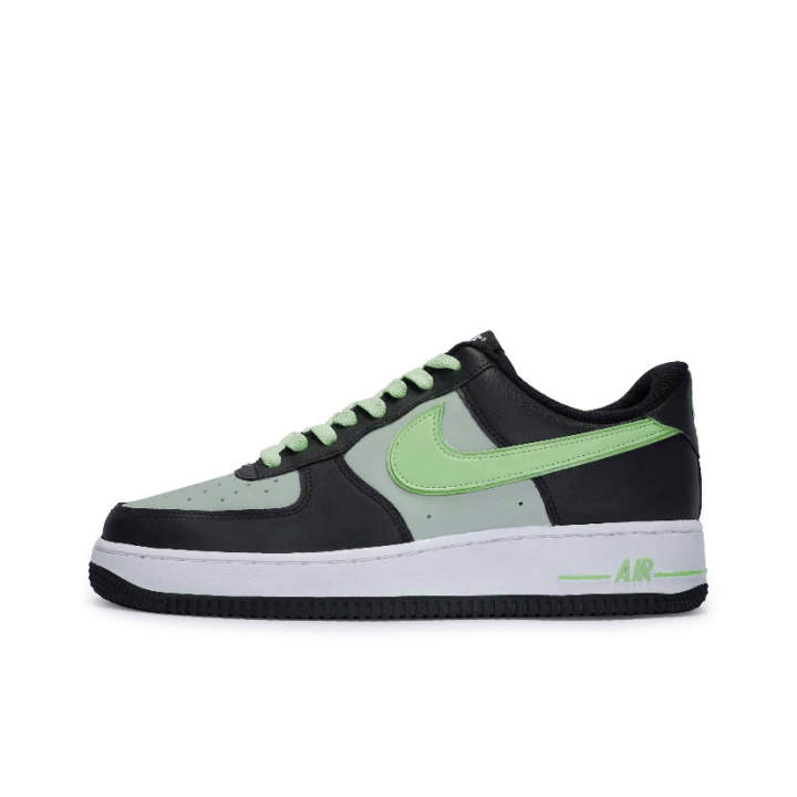 Nike Nike Air Force 1 Slip Resistant Abrasion Resistant Low top Skateboard Shoes Unisex Black Green