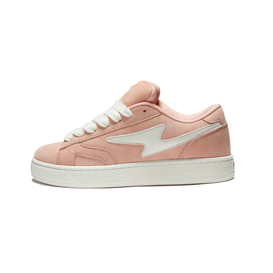 GZOZ Coverage Cushioning Lightweight Low top Skateboard Shoes Women's Soft Peach