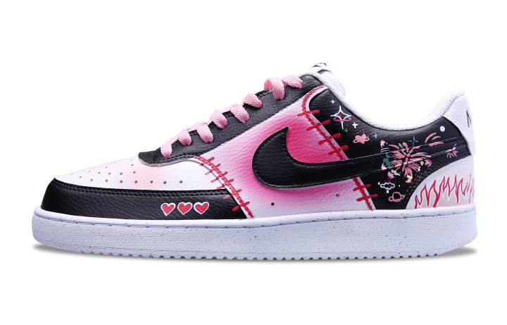 Nike Nike Court Vision 1 Abrasion Resistant Low top Skateboard Shoes Men's Pink