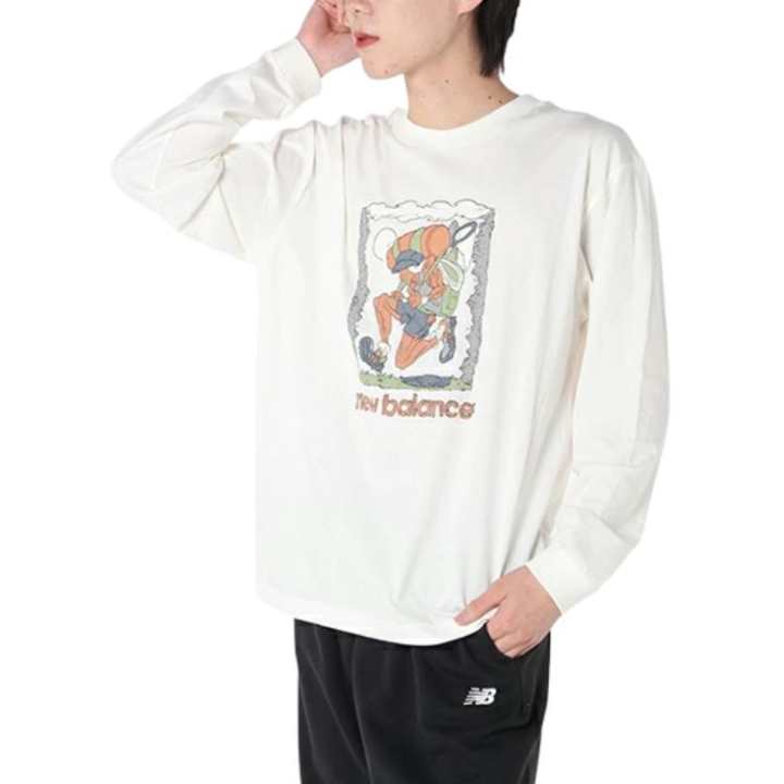 New Balance New Balance T Shirts Men's White Crew Neck