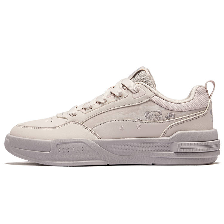 Erke Battery Panda 4lite Height Increasing Cushioning Abrasion Resistant Low top Skateboard Shoes Women's Painted Gray