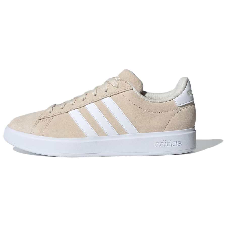 Adidas Adidas GRAND COURT 2.0 Abrasion Resistant Abrasion Resistant Low top Skateboard Shoes Women's Beige Yellow