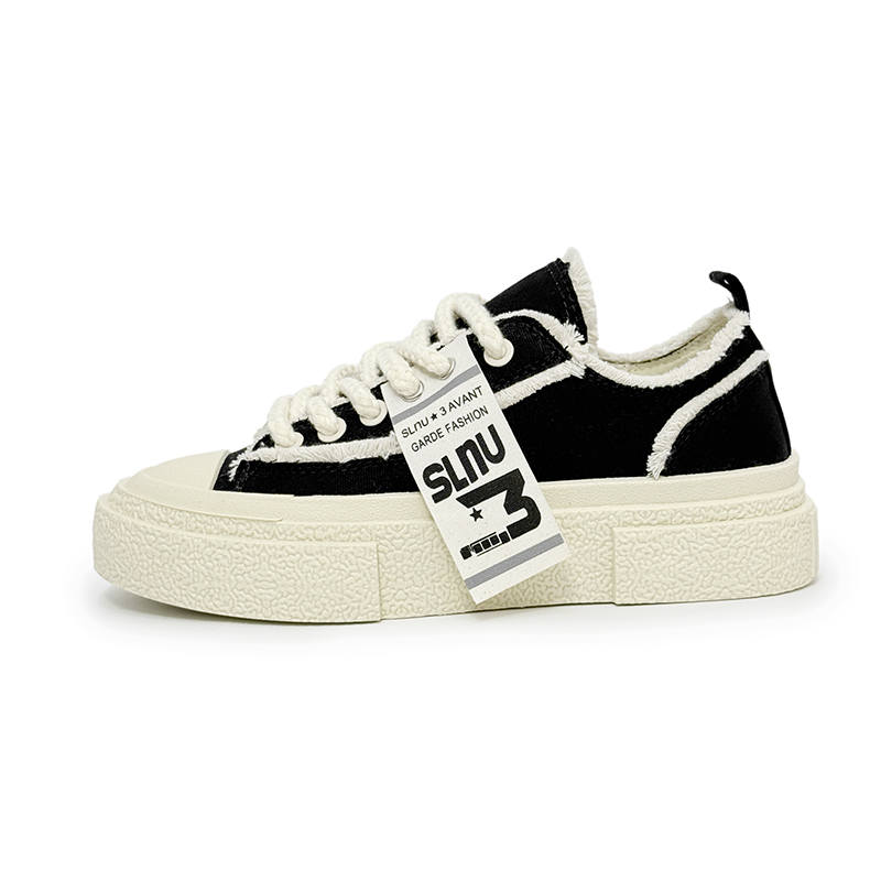 SLnU★3 Canvas Shoes Wear resistant And Lightweight Low top Skateboard Shoes Unisex