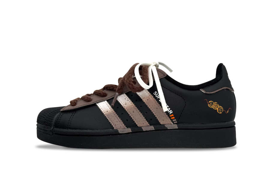 Adidas Adidas Superstar 2 Low top Skateboard Shoes Unisex Black Brown