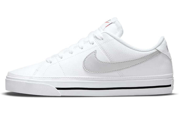 Nike Nike Court Legacy Slip Resistant Cushioning Abrasion Resistant Lightweight Low top Skateboard Shoes Women's White Gray