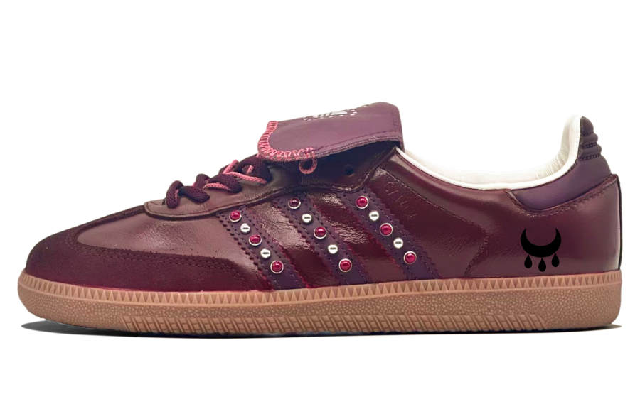 Adidas Originals Samba LT Red Mark Abrasion Resistant Low top Skateboard Shoes Unisex
