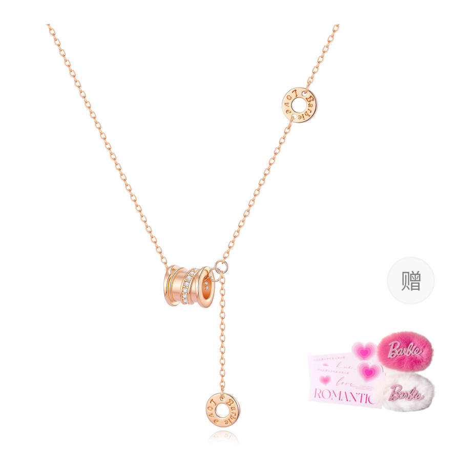 Barbie Synthetic Cubic Zirconia Copper Alloy Necklaces Women's