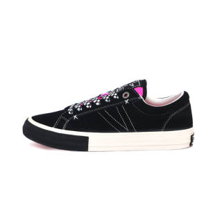 X-JIMSUN X JIMSUN Coverage Balance Height Increasing Low top Skateboard Shoes Unisex Black Pearl