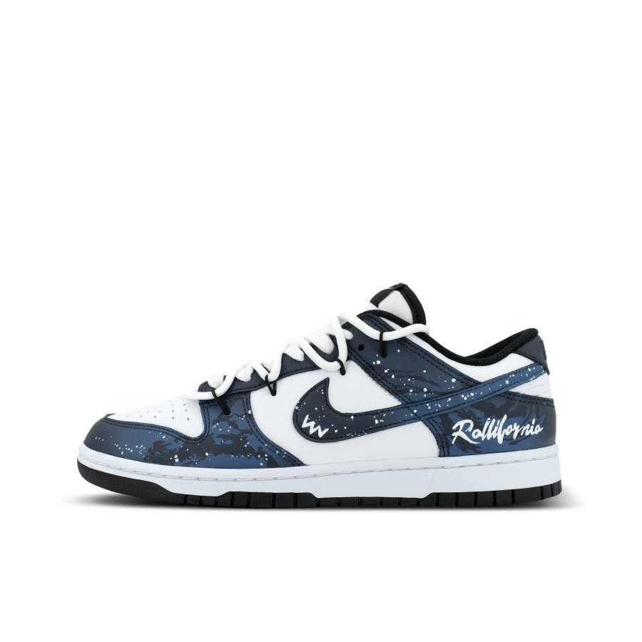 Nike Nike Dunk Gorilla Jiji XJDD Tranquil Starlight Low top Skateboard Shoes Unisex Black Blue