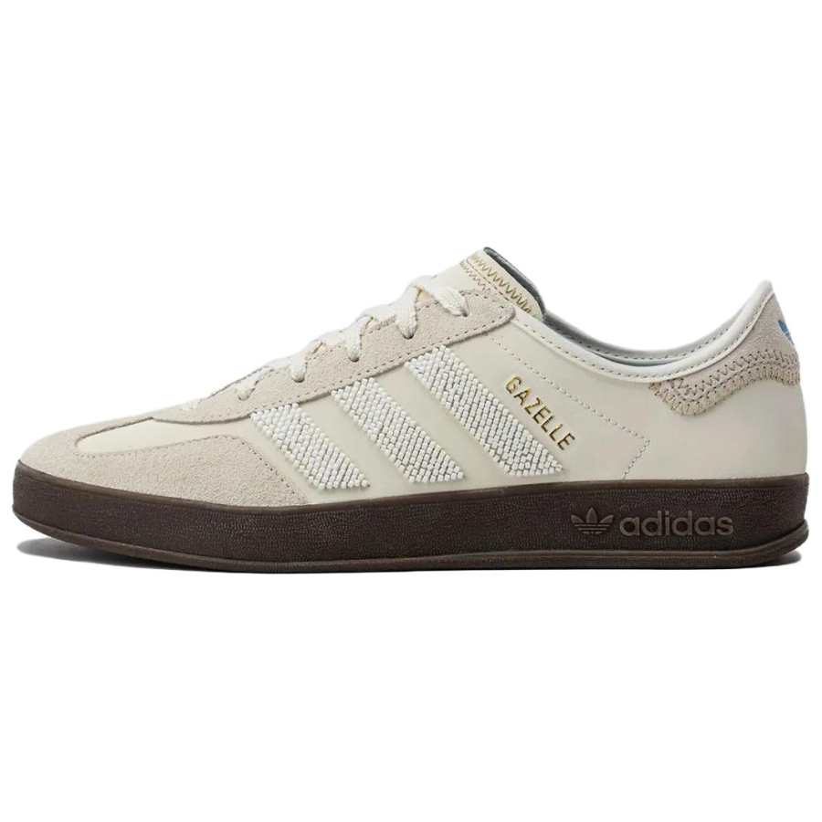 Adidas Originals x CLOT Gazelle Low top Skateboard Shoes Unisex Beige